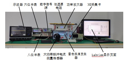 大功率脈沖電流測量系統(tǒng)實驗平臺